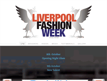 Tablet Screenshot of liverpoolfashionweek.co.uk
